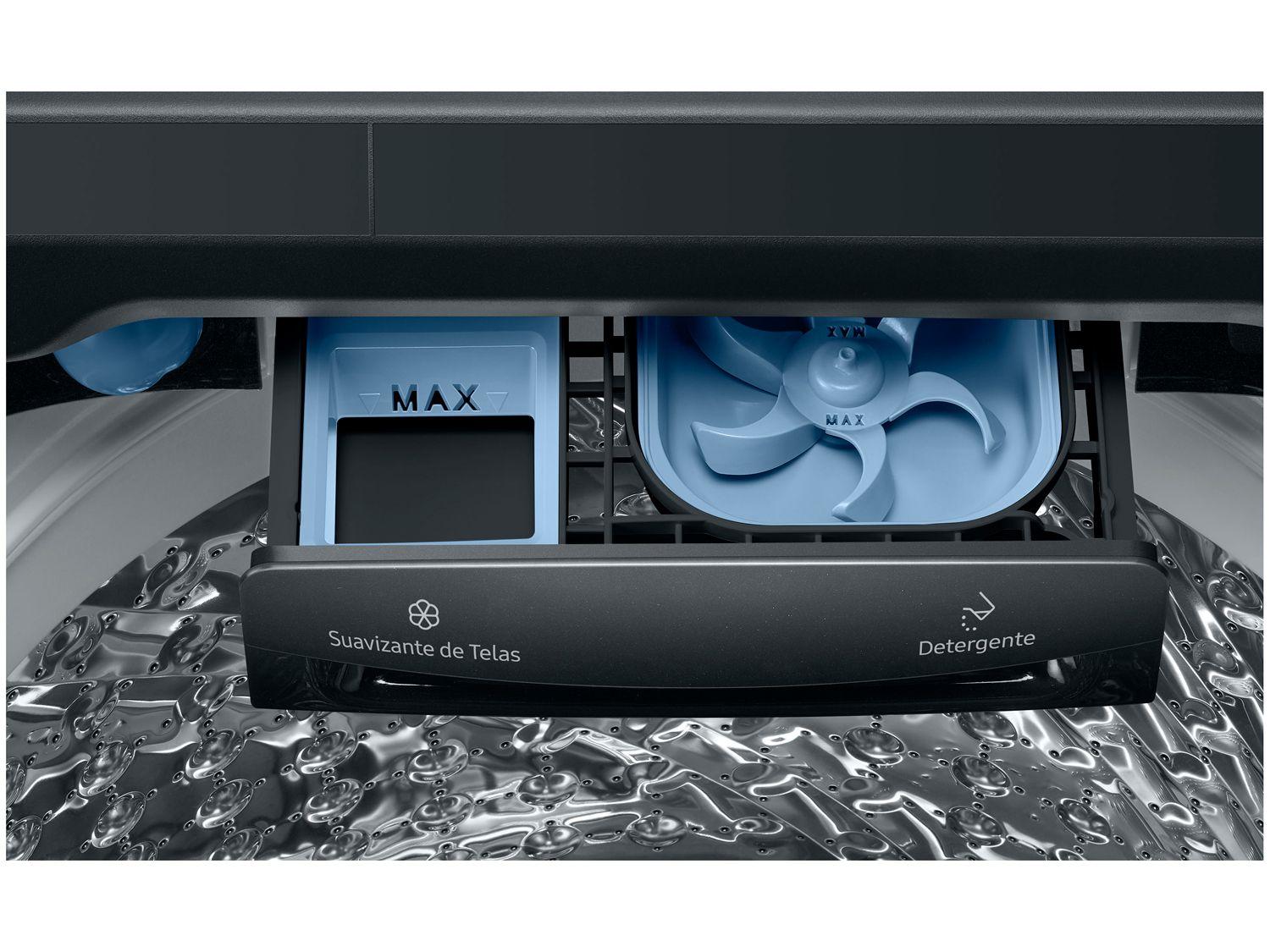 Lavadora de Roupas Samsung Inverter 23kg Inox 12 Programas de Lavagem Preto Caviar WA23B