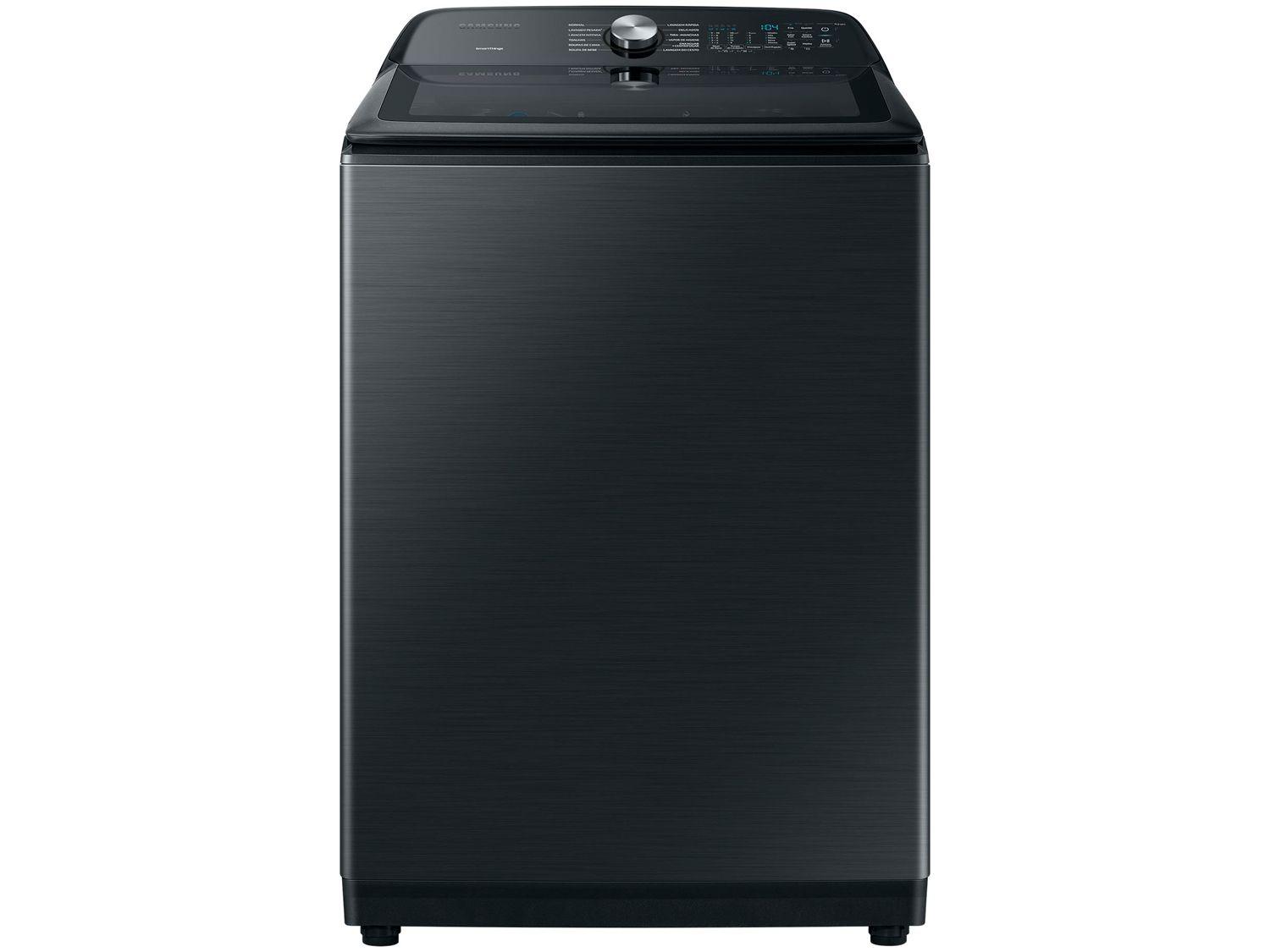 Lavadora de Roupas Samsung Inverter 23kg Inox 12 Programas de Lavagem Preto Caviar WA23B