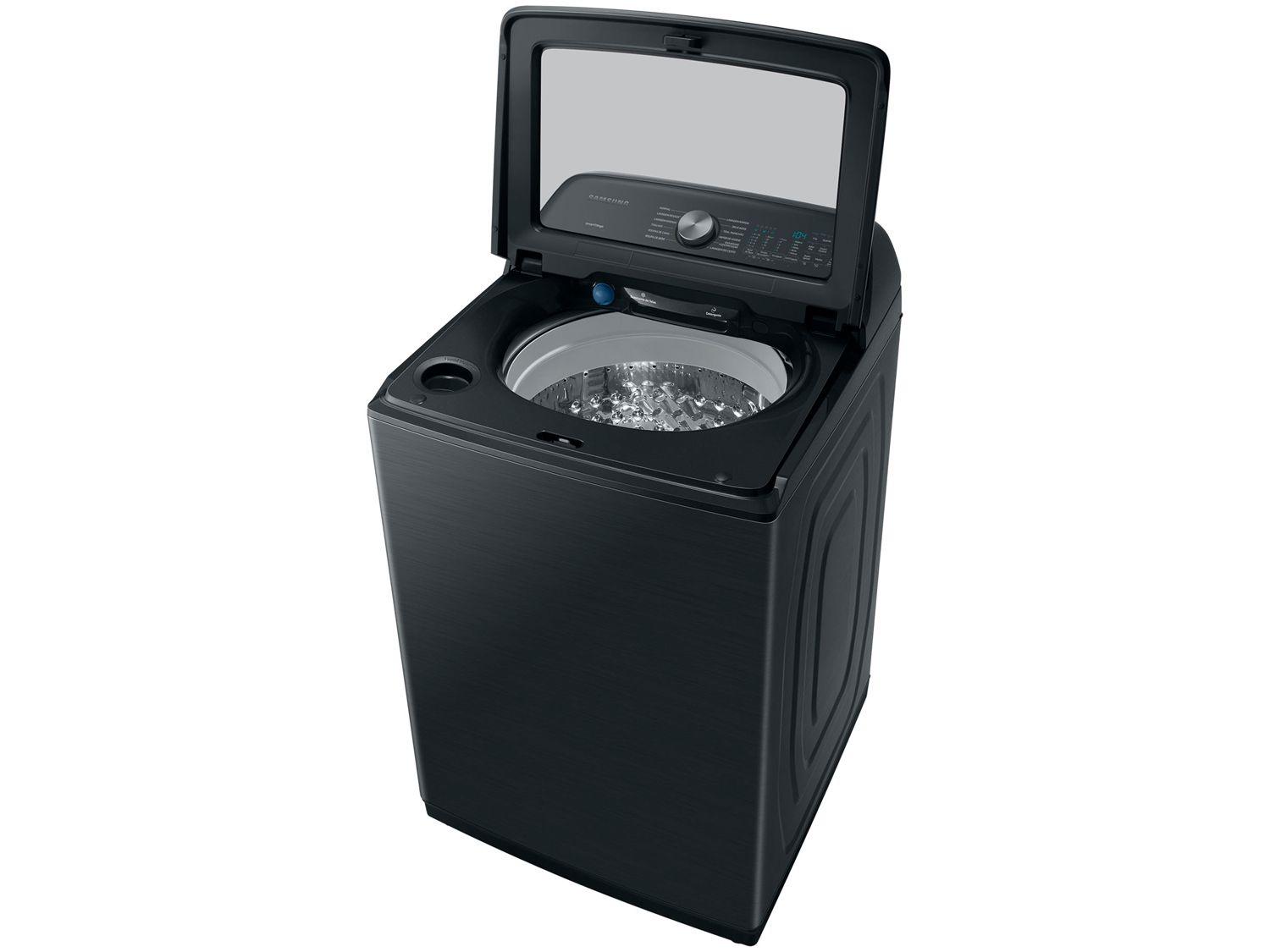 Lavadora de Roupas Samsung Inverter 23kg Inox 12 Programas de Lavagem Preto Caviar WA23B