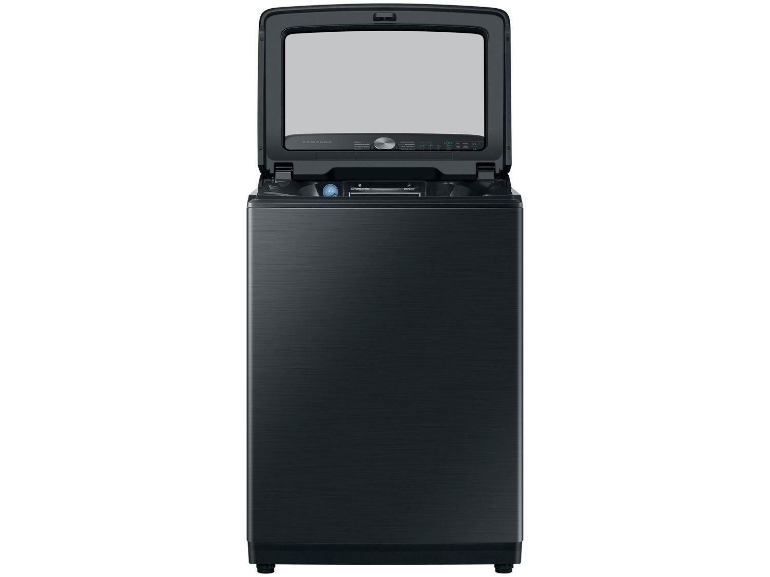 Lavadora de Roupas Samsung Inverter 23kg Inox 12 Programas de Lavagem Preto Caviar WA23B