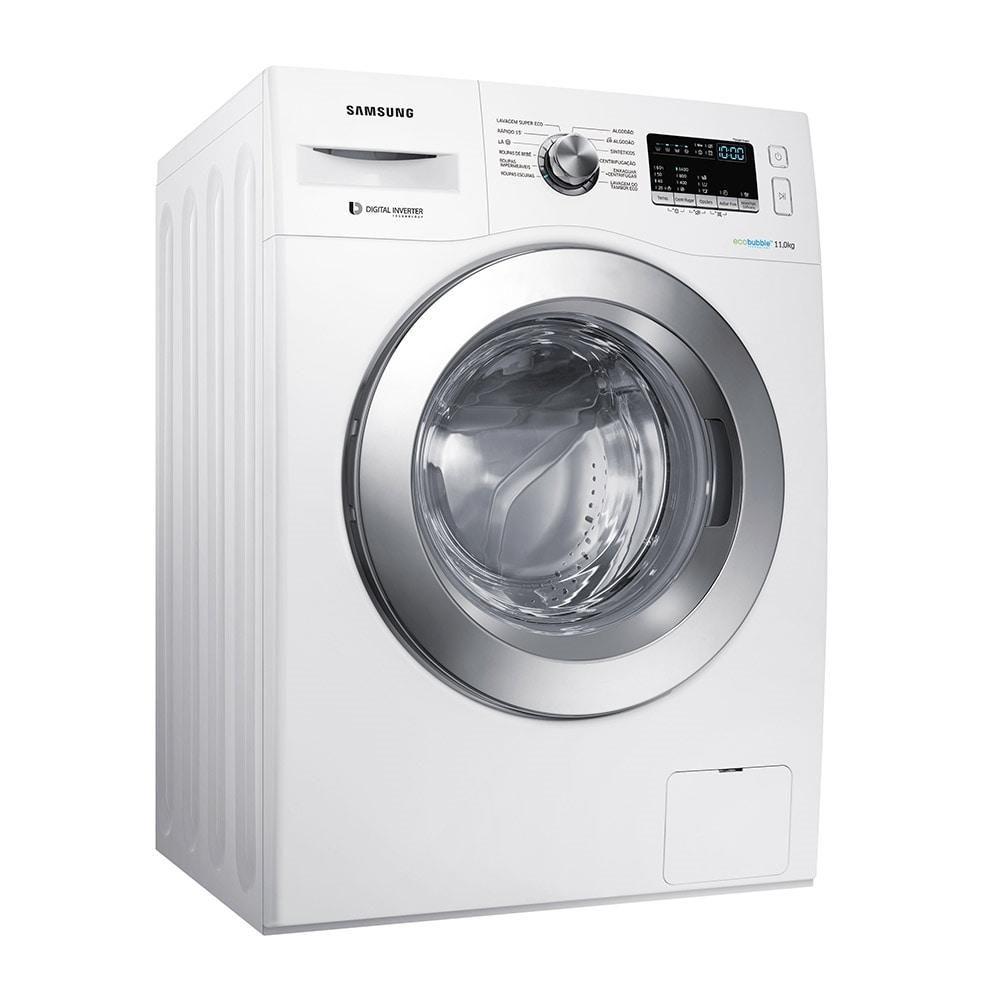 Lavadora de Roupas Samsung WW11J, Automática, Abertura Frontal, 11KG ...