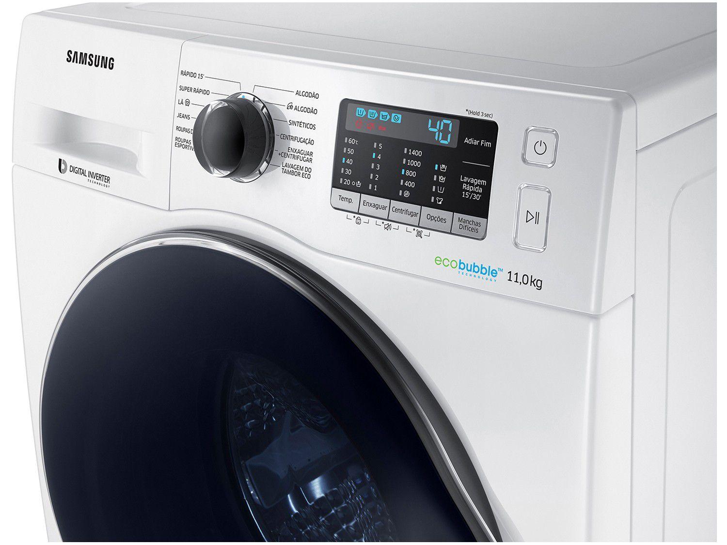 Lavadora de Roupas Samsung - WW11K6800AW/AZ 11Kg Água Quente - Máquina ...