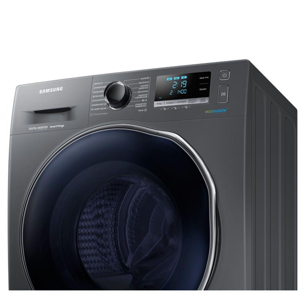 Lavadora e Secadora Samsung 11Kg Inox 220V WD11J64E4AXFAZ Lava e Seca