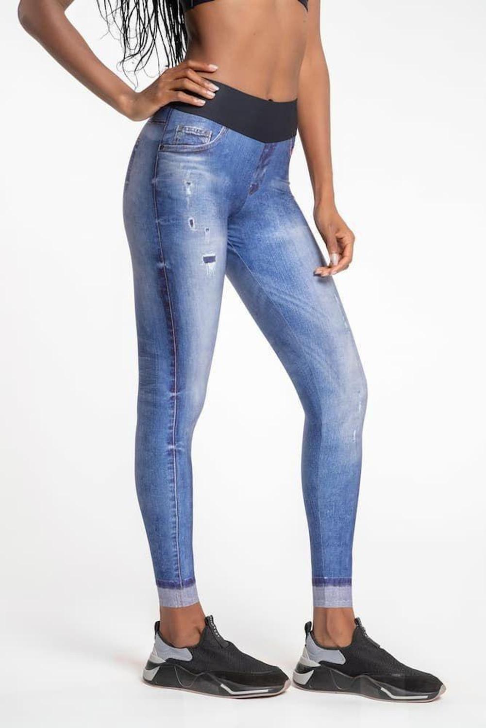 CALÇA LEGGING ATHLETIC JEANS LIVE - Shopping Virtual da Hora