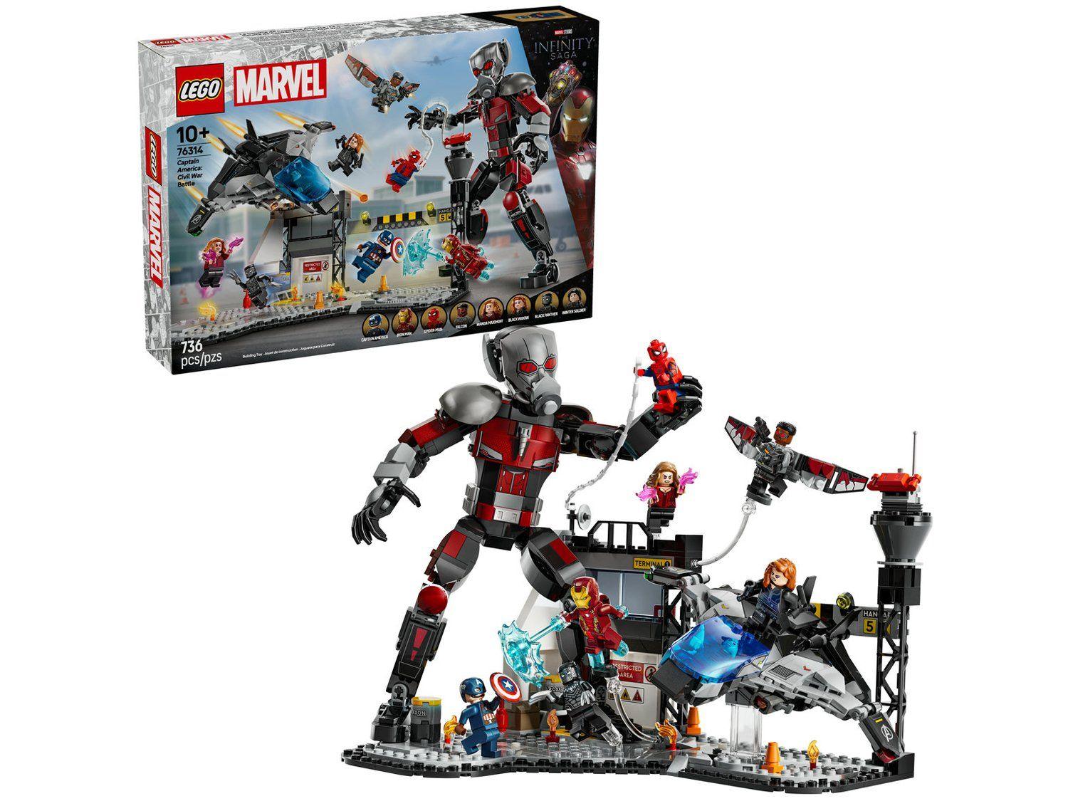 LEGO Ação de Batalha de Capitão América: Guerra Civil - 76314