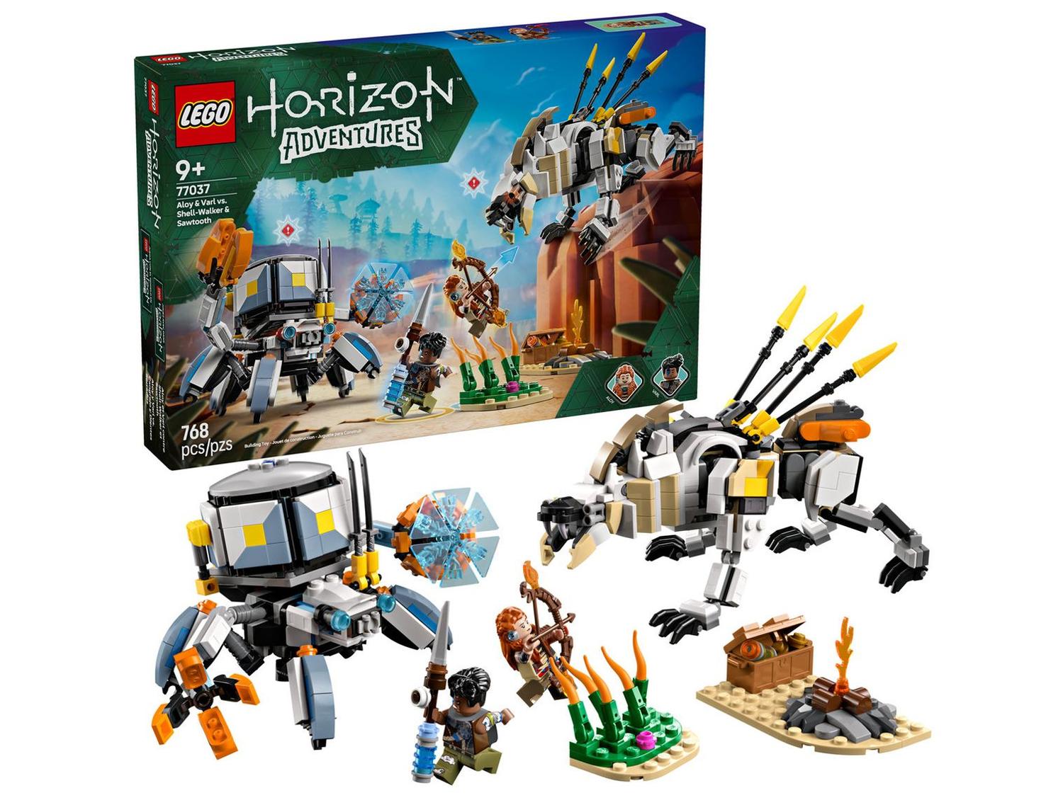 LEGO Aloy e Varl vs. Carapaça e Dente-Serrado 7703