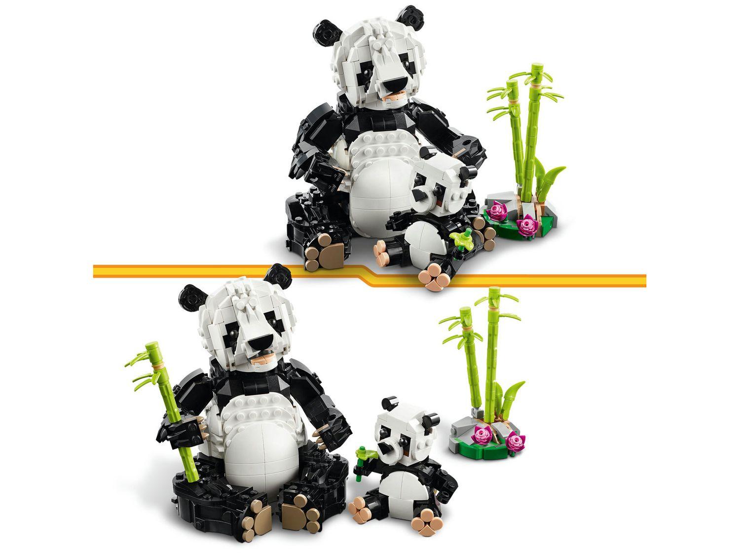LEGO Animais Selvagens: Família de Pandas 3 em 1