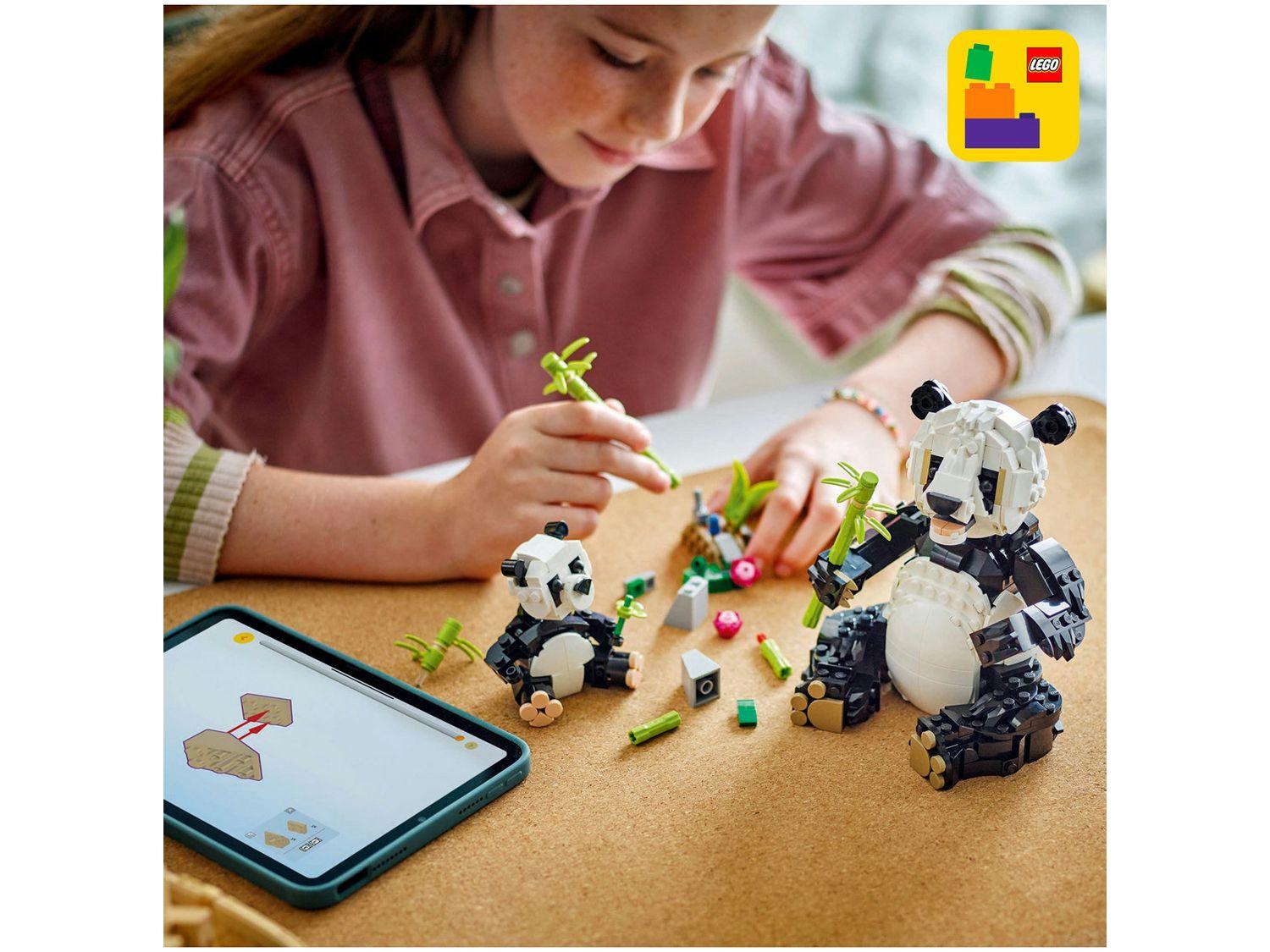 LEGO Animais Selvagens: Família de Pandas 3 em 1