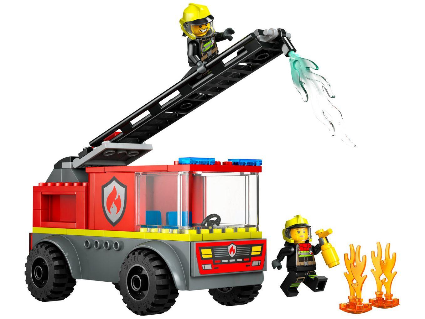 LEGO Caminhão dos Bombeiros com Escada de Combate 