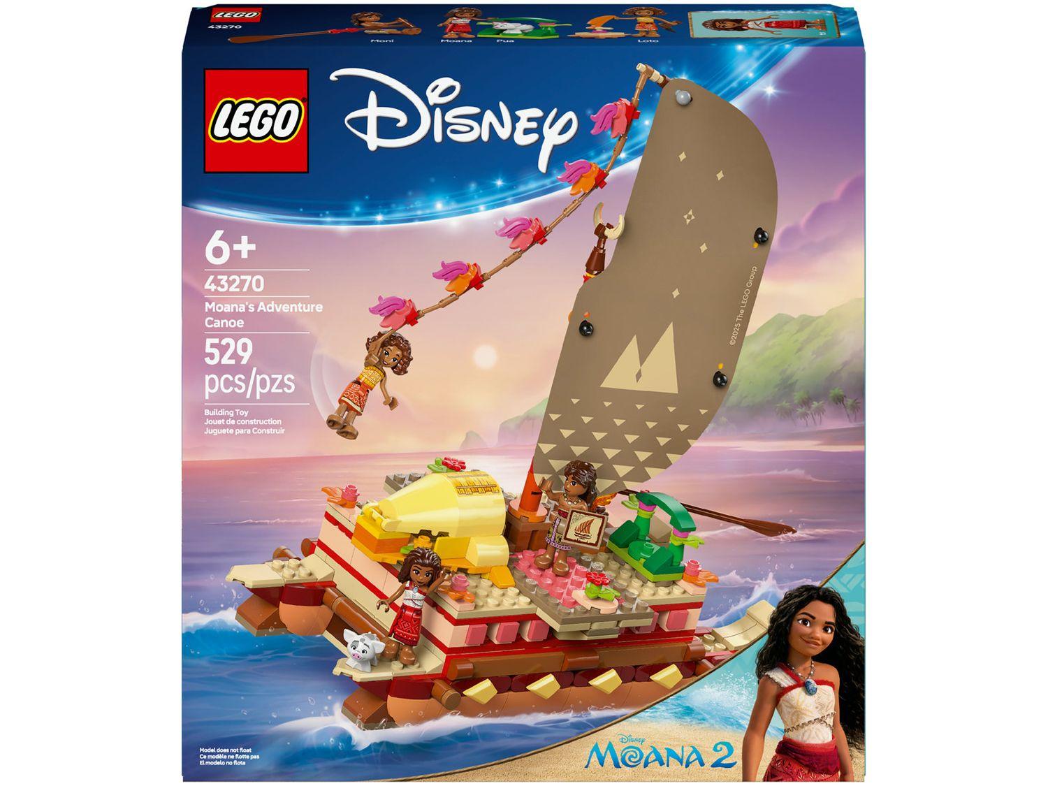 LEGO Canoa de Aventura da Moana 43270