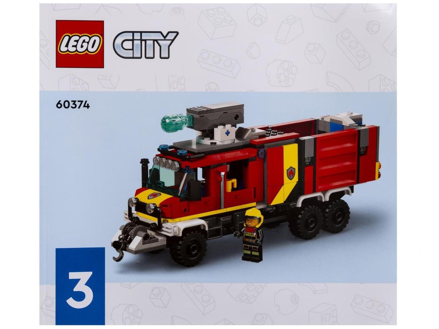 LEGO City Caminhão de Comando dos Bombeiros