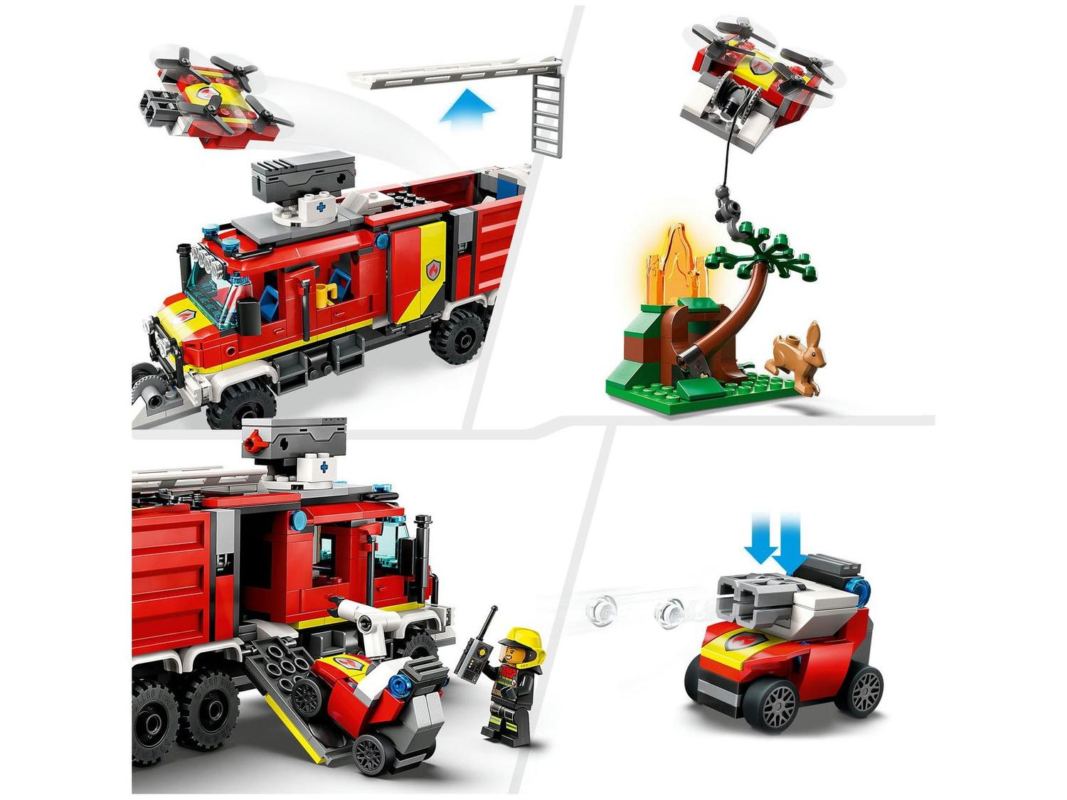 LEGO City Caminhão de Comando dos Bombeiros