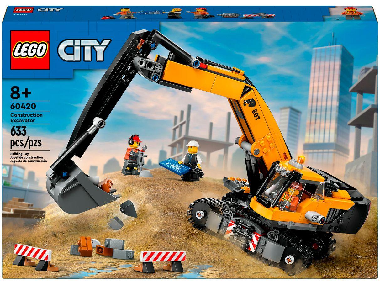 LEGO City Escavadeira de Construção Amarela