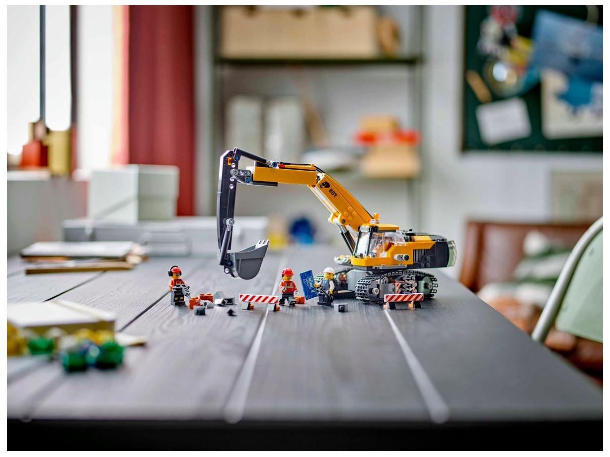 LEGO City Escavadeira de Construção Amarela