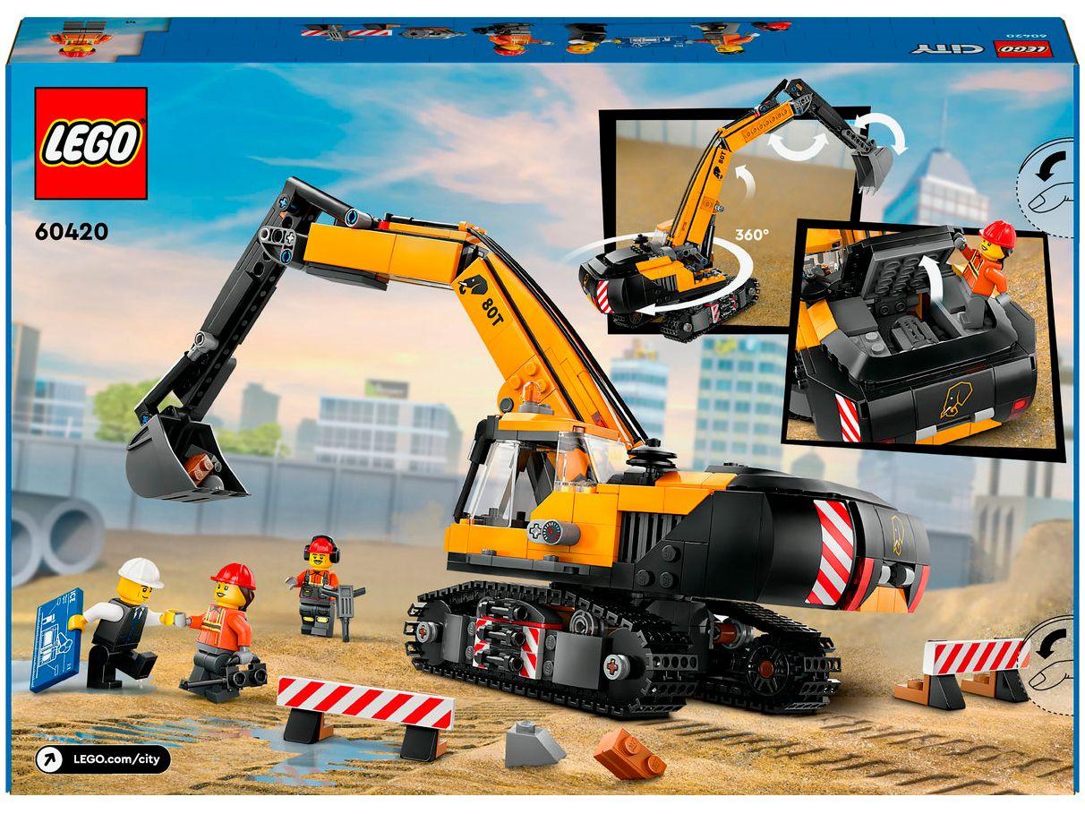 LEGO City Escavadeira de Construção Amarela