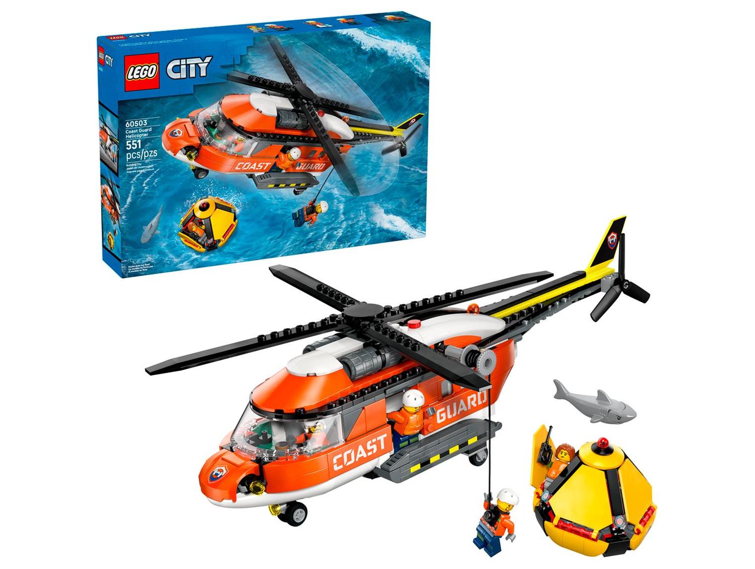 LEGO City Helicóptero da Guarda Costeira 60503