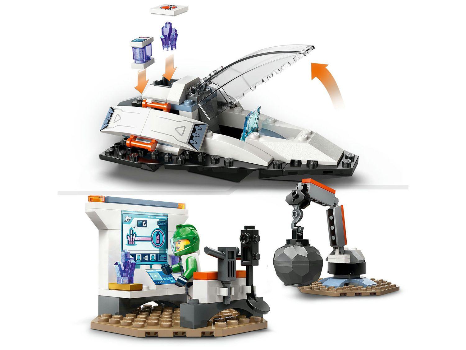 LEGO City Nave Espacial e Descoberta de Asteroide