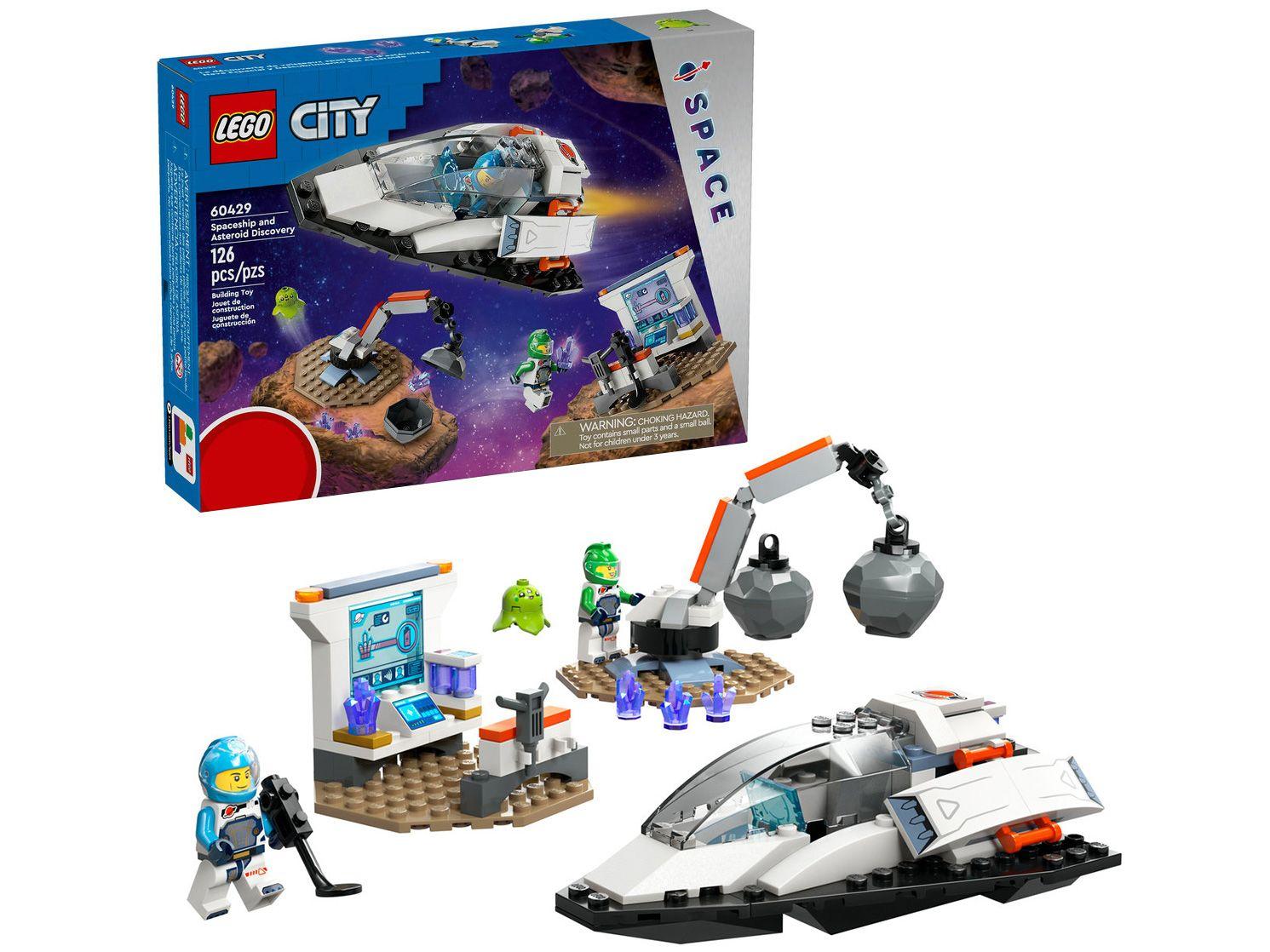 LEGO City Nave Espacial e Descoberta de Asteroide
