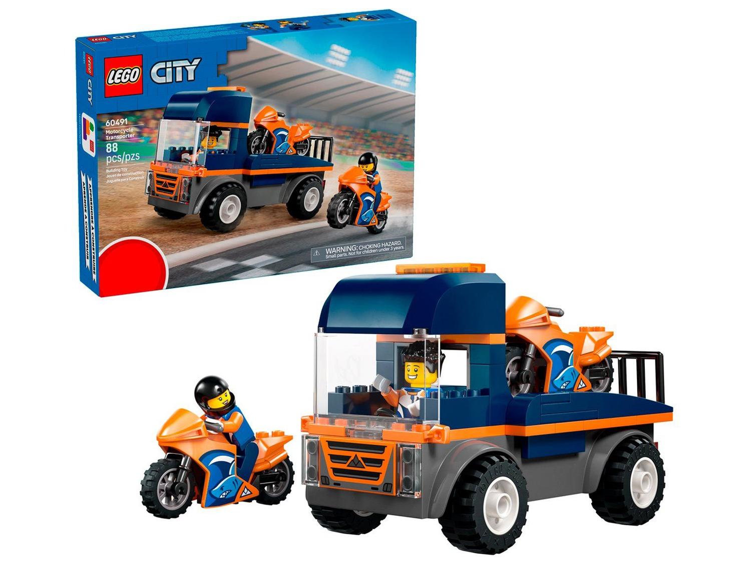 LEGO City Transportador de Motocicletas 60491 | Shopping Smiles
