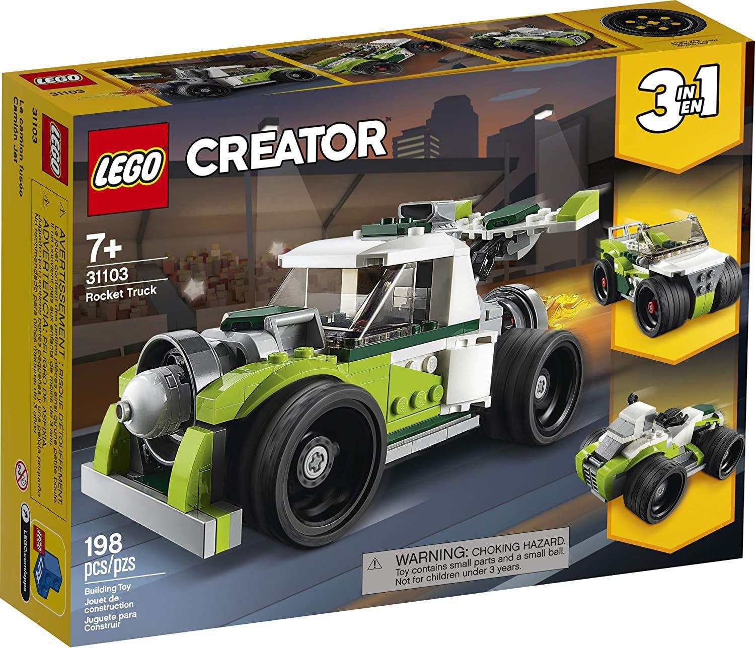 Lego Creator 3 Em 1 Caminhao Foguete 31103 Blocos De Montar Magazine Luiza