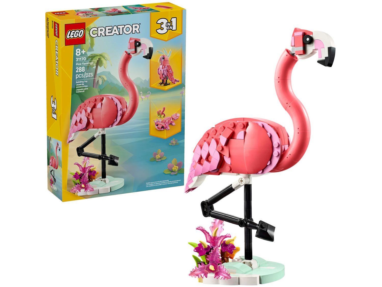 LEGO Creator Animais Selvagens Flamingo Rosa 