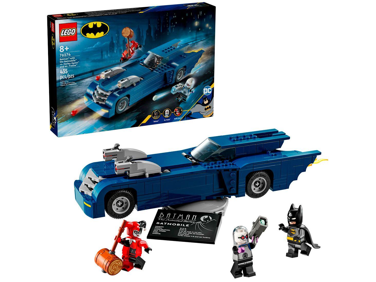 LEGO DC Batman com o Batmóvel vs Arlequina e