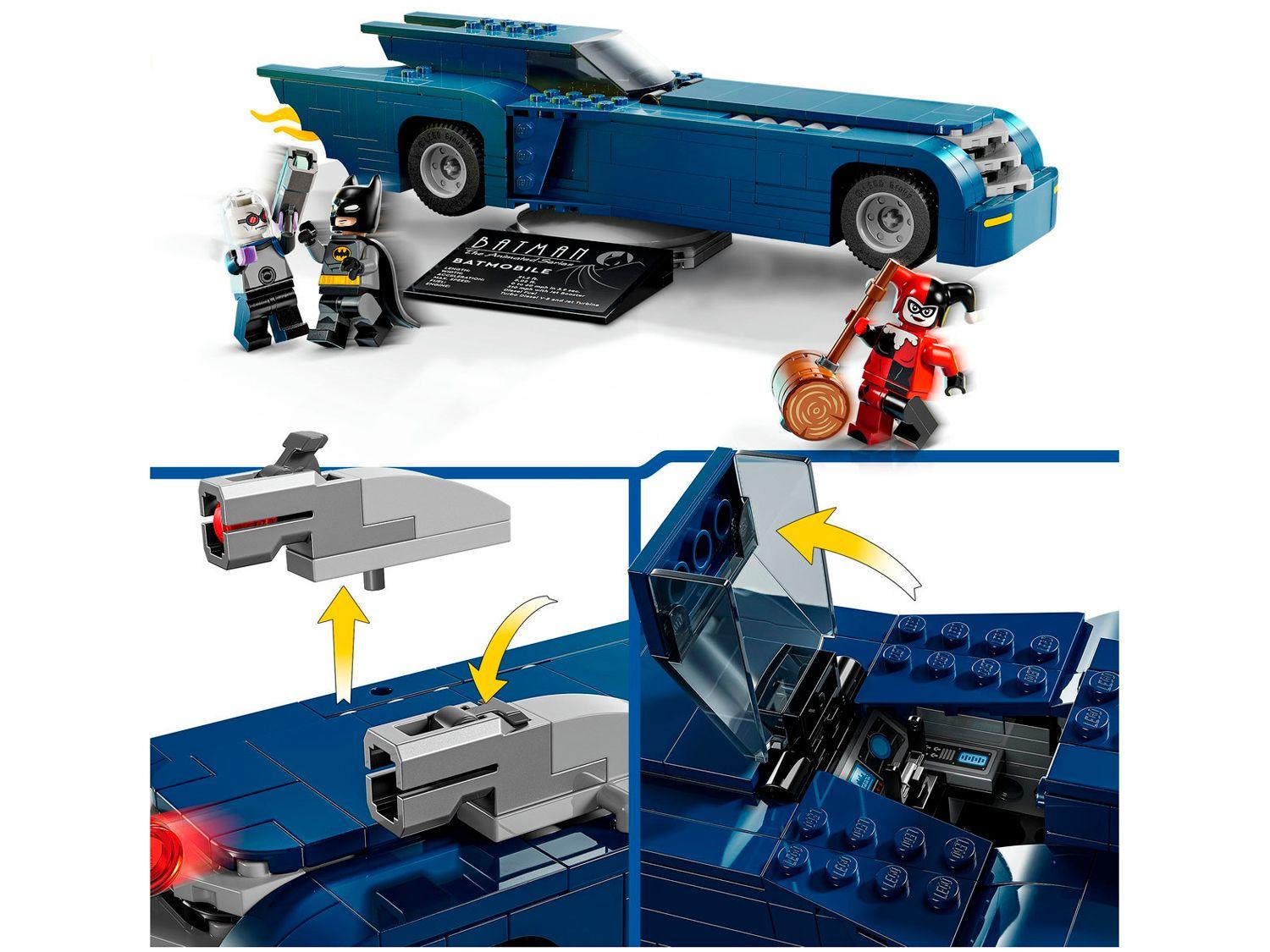 LEGO DC Batman com o Batmóvel vs Arlequina e