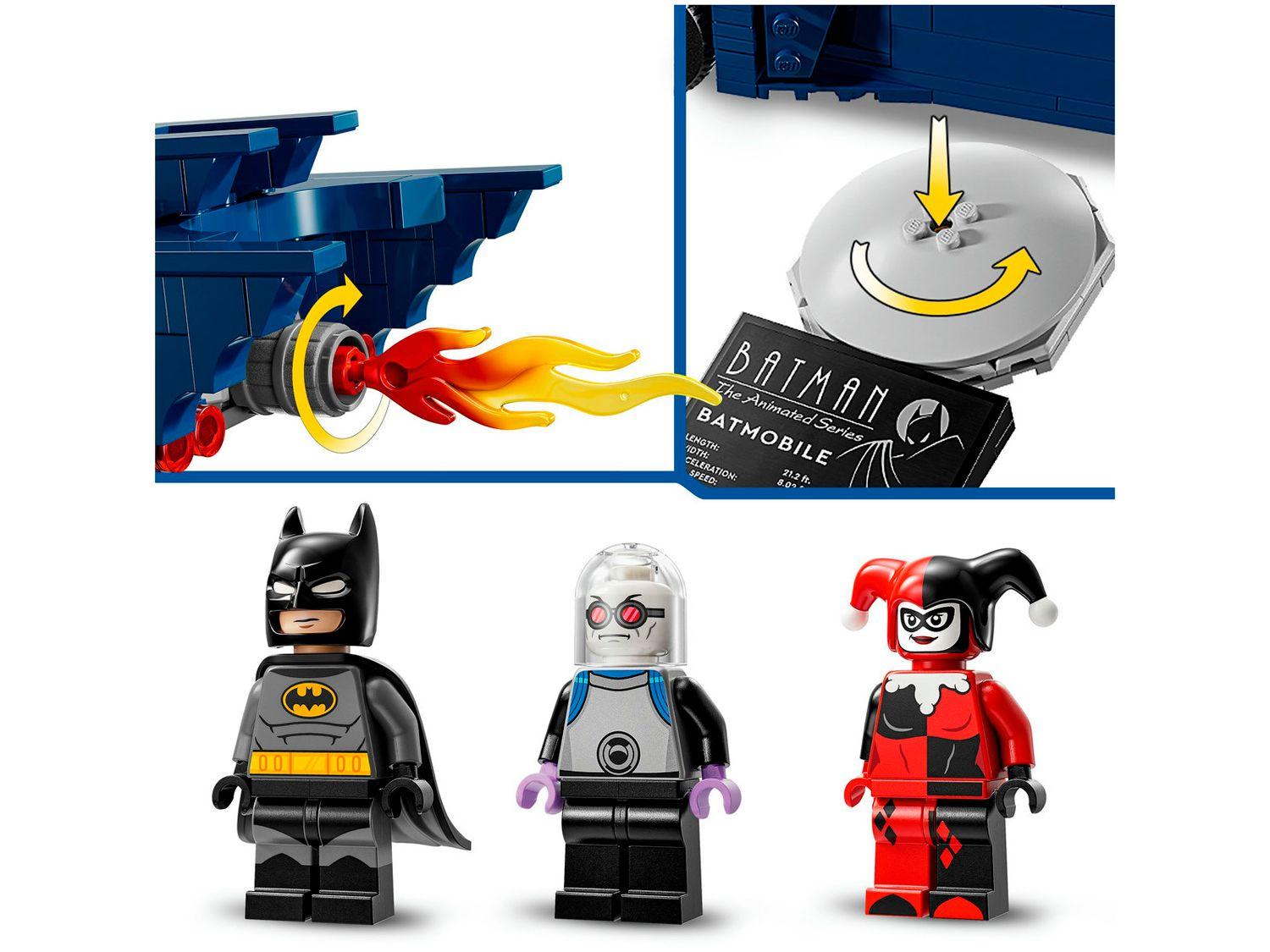 LEGO DC Batman com o Batmóvel vs Arlequina e
