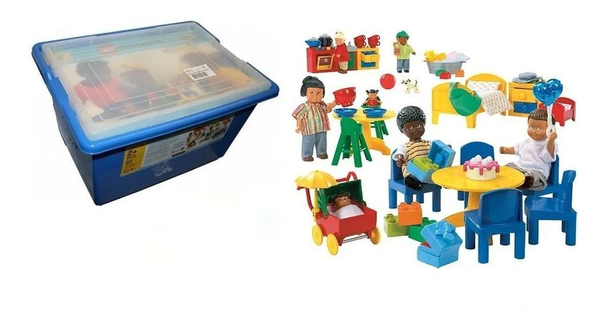 slette kolbe Dam LEGO Duplo 9215 - Grande Família 87 peças - Brinquedos de Montar e  Desmontar - Magazine Luiza