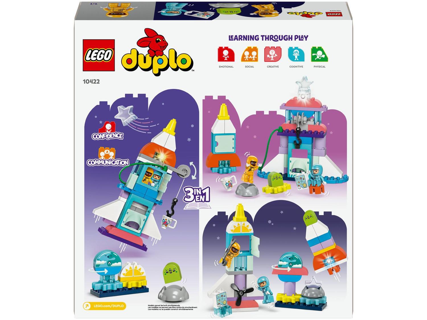 LEGO Duplo Aventura no Ônibus Espacial 3 em 1 