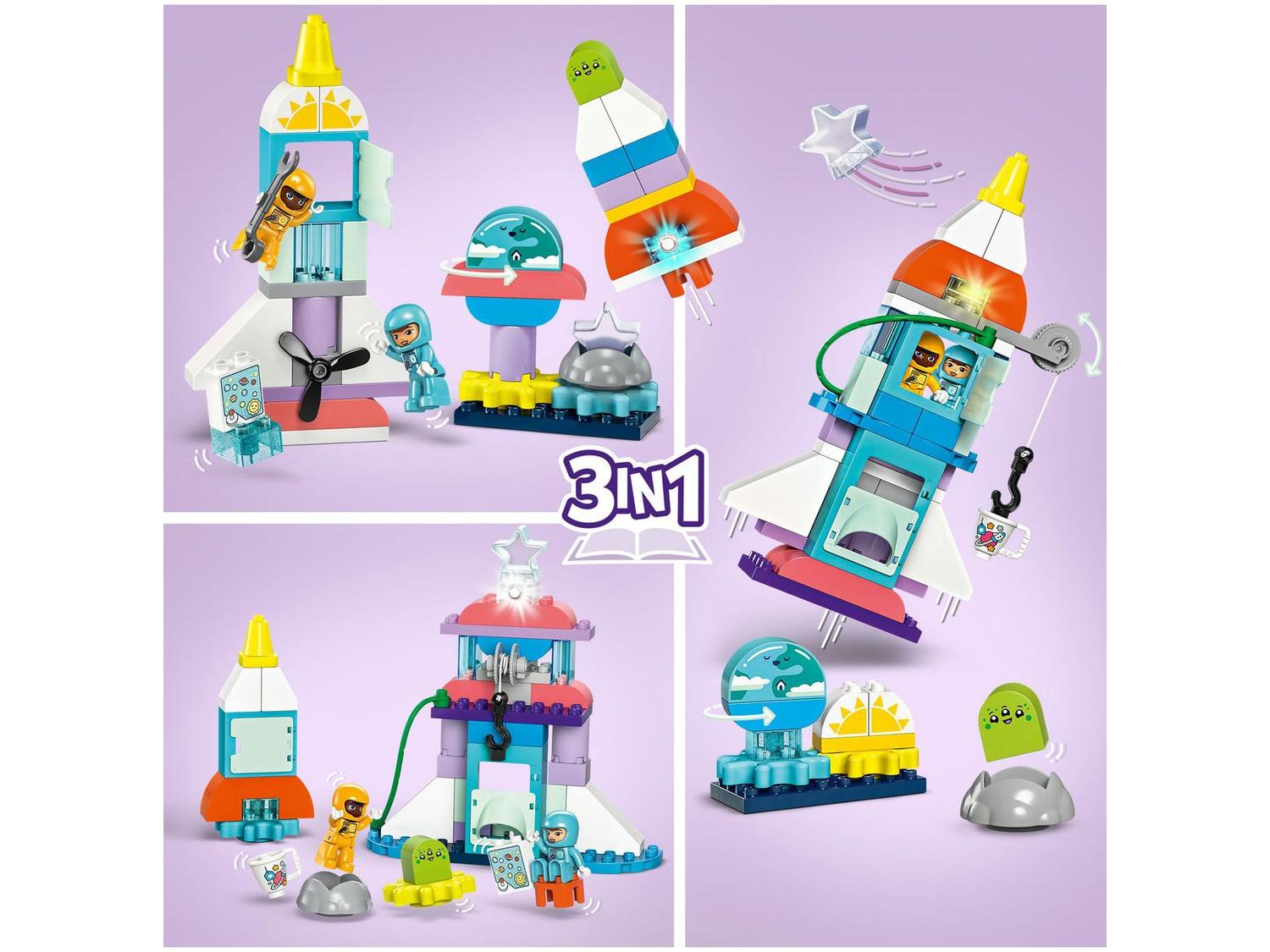 LEGO Duplo Aventura no Ônibus Espacial 3 em 1 