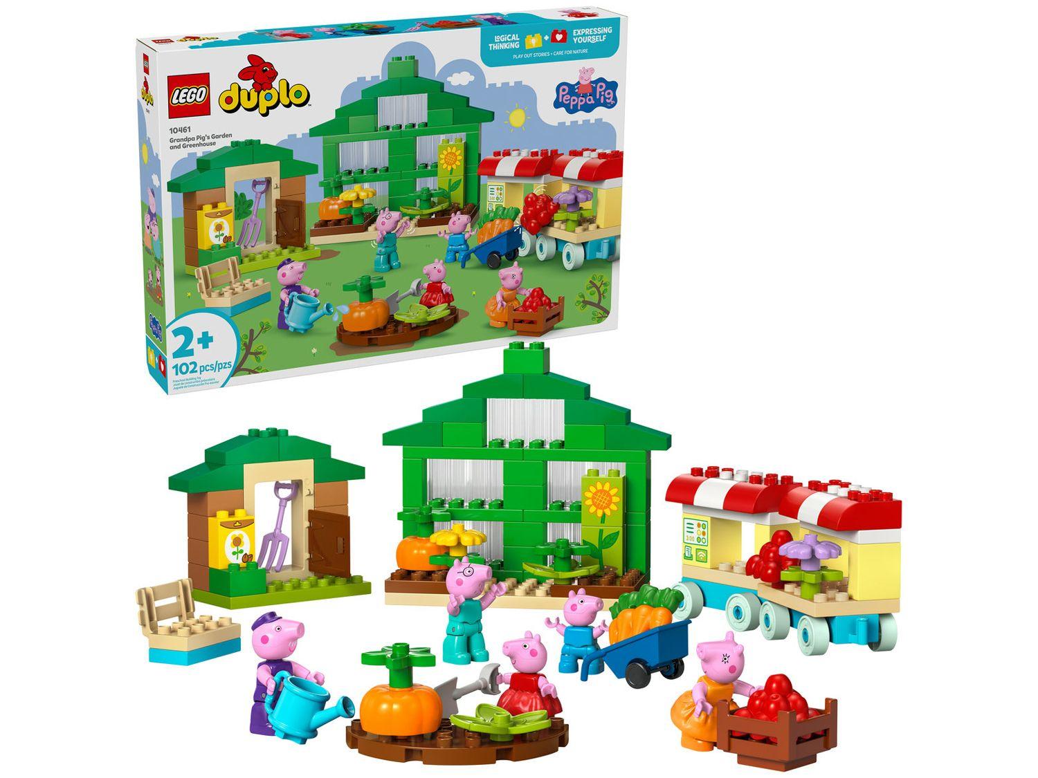 LEGO Duplo Peppa Pig Jardim e Estufa do Avô