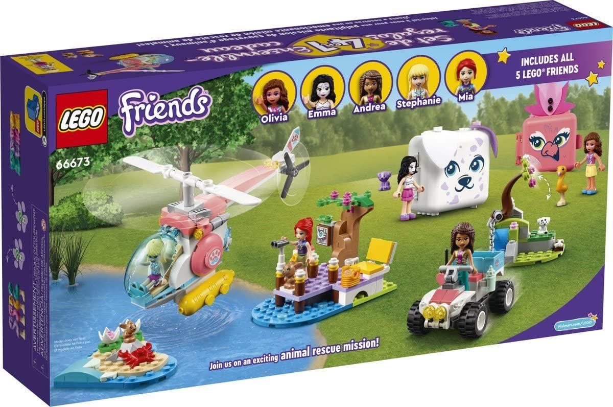 LEGO Friends Animal Gift Set 66673 com as amigas Olivia Emma Mia Andrea e Stephanie Blocos de Montar Magazine Luiza