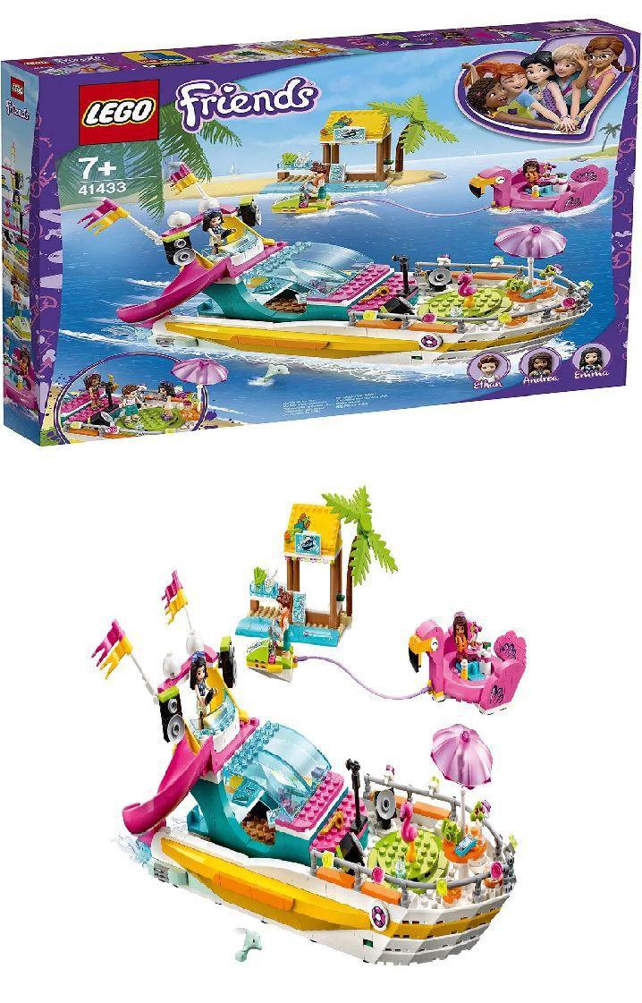 Lego Friends Barco De Festa 640 Pecas 41433 Brinquedos de Montar e Desmontar Magazine Luiza