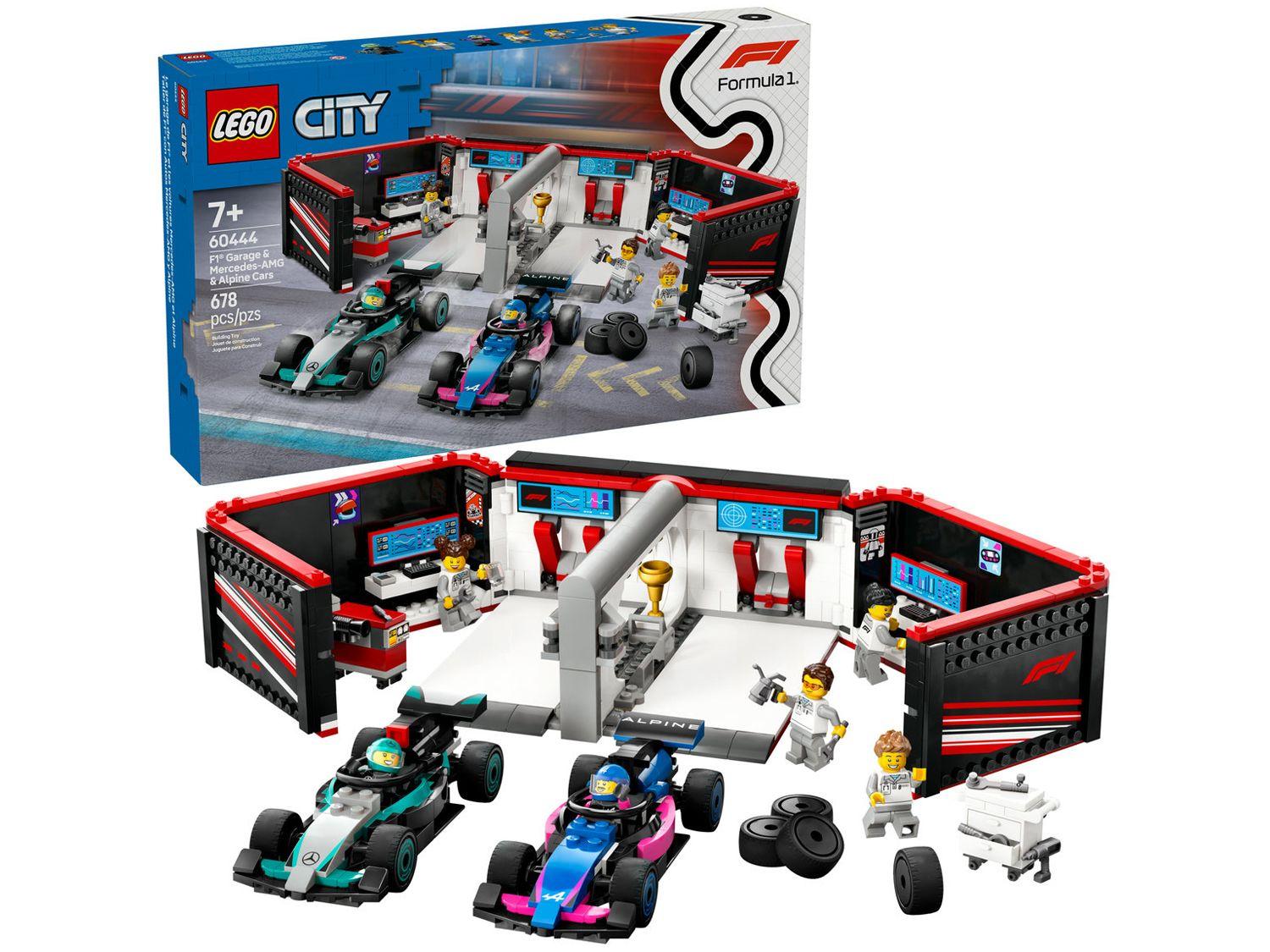 LEGO Garagem de F1 e Carros da Mercedes-AMG e 