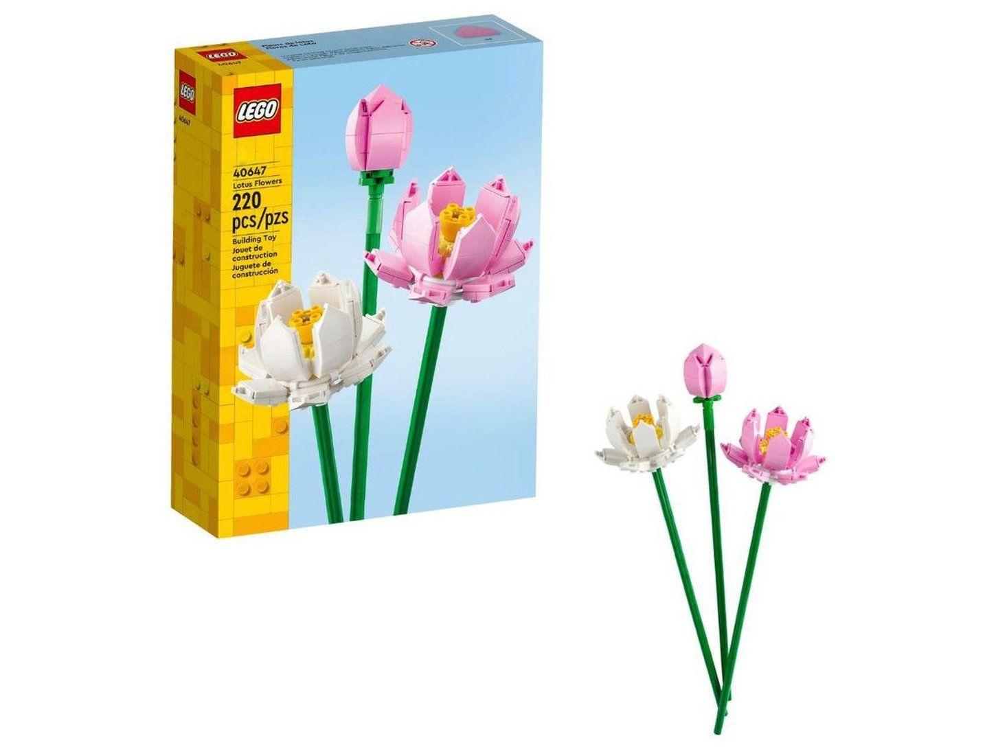 LEGO Iconic Flores de Lótus 40647 220 Peças | Shopping | LATAM Pass