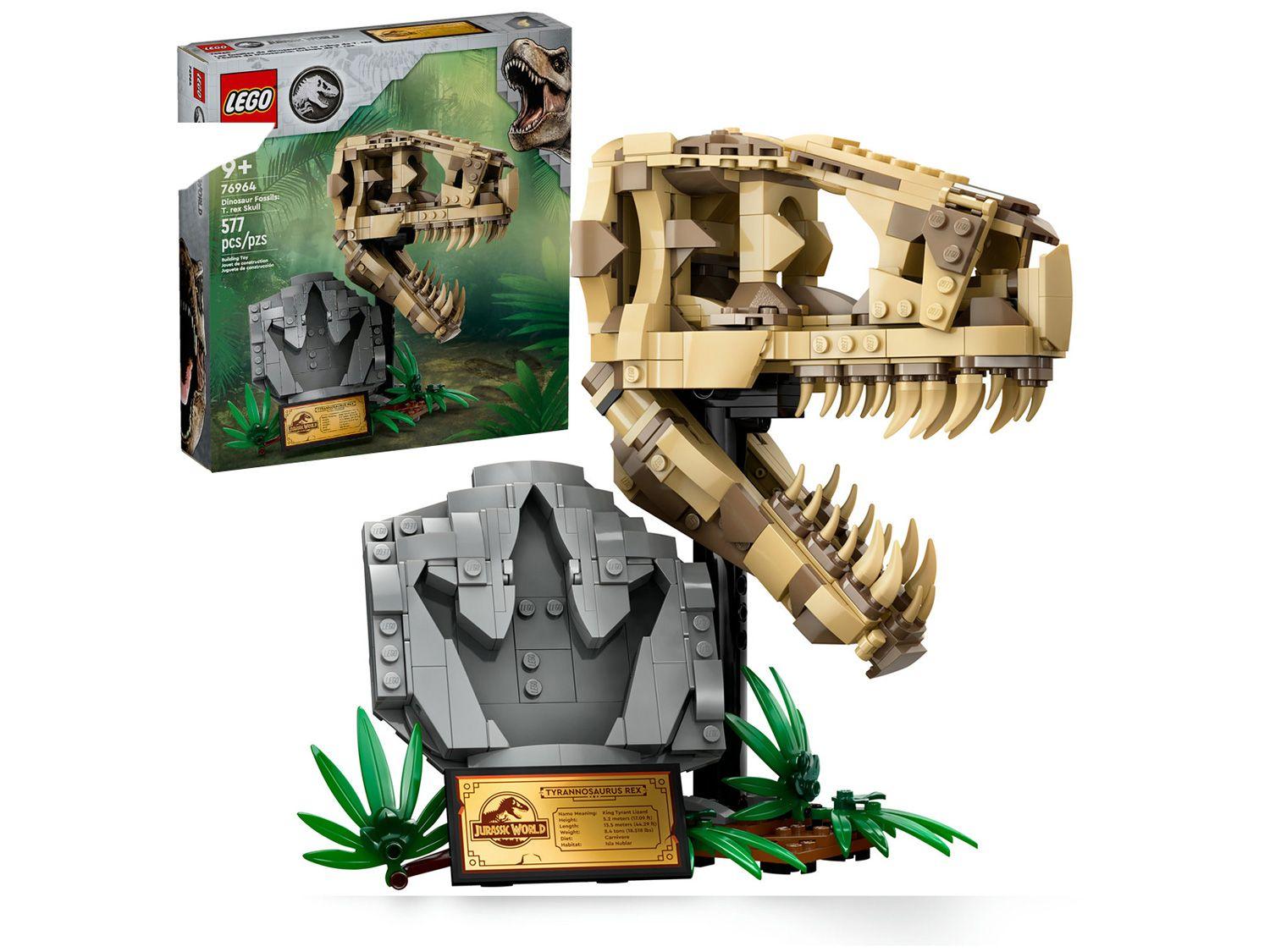 LEGO Jurassic World Fósseis de Dinossauros: Crânio