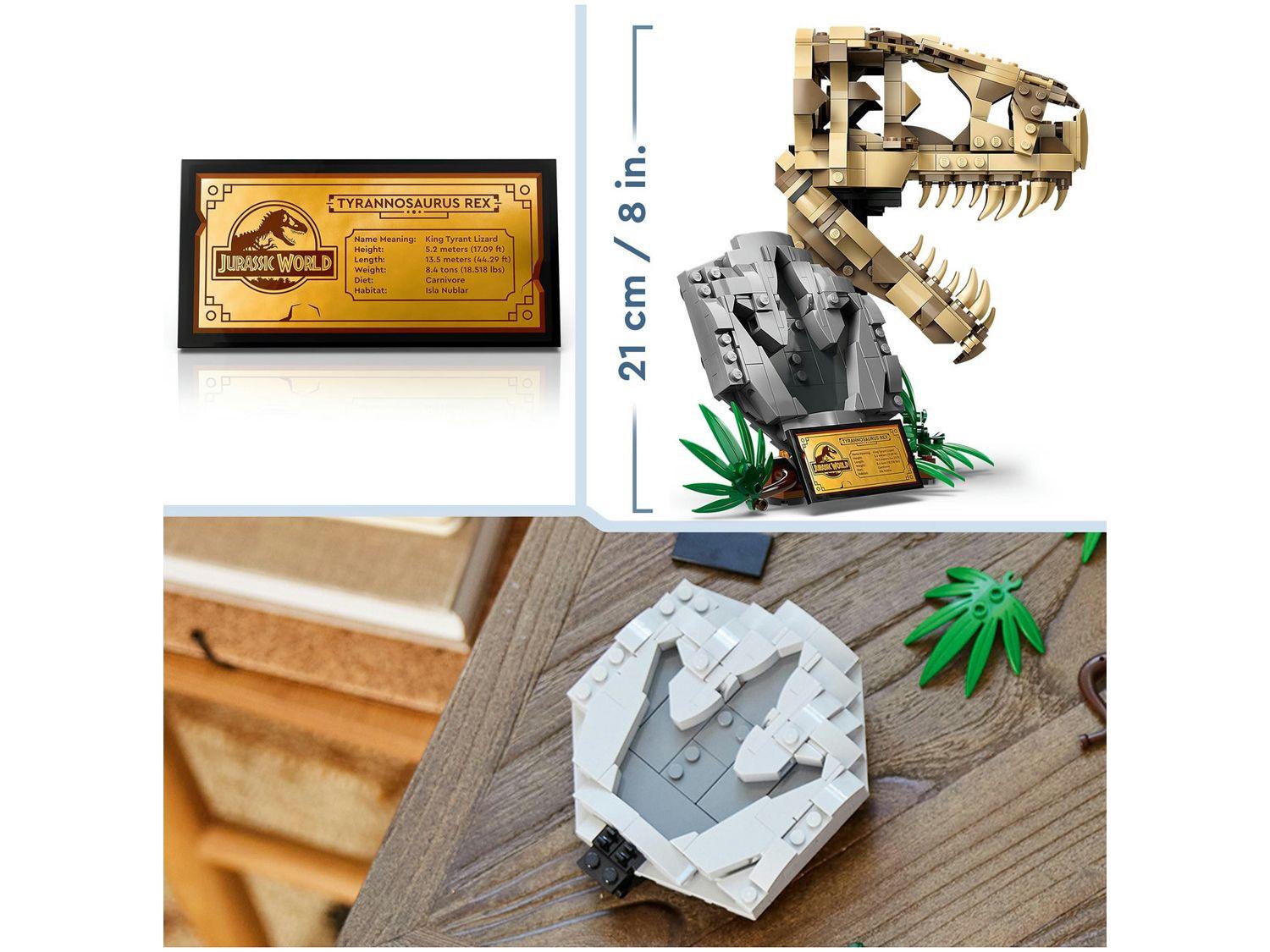 LEGO Jurassic World Fósseis de Dinossauros: Crânio