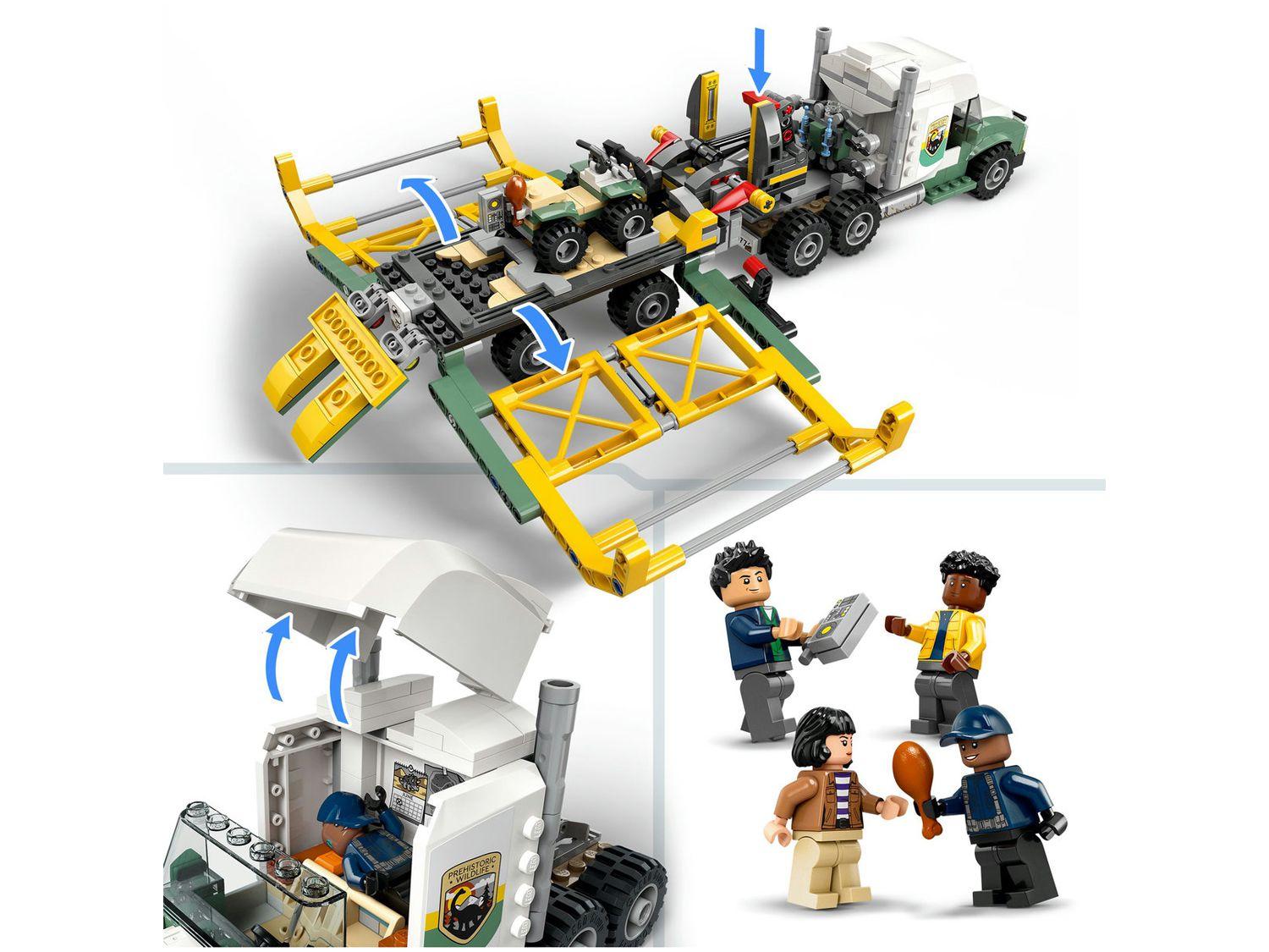 LEGO Jurassic World Missões de Dinossauro Caminhão