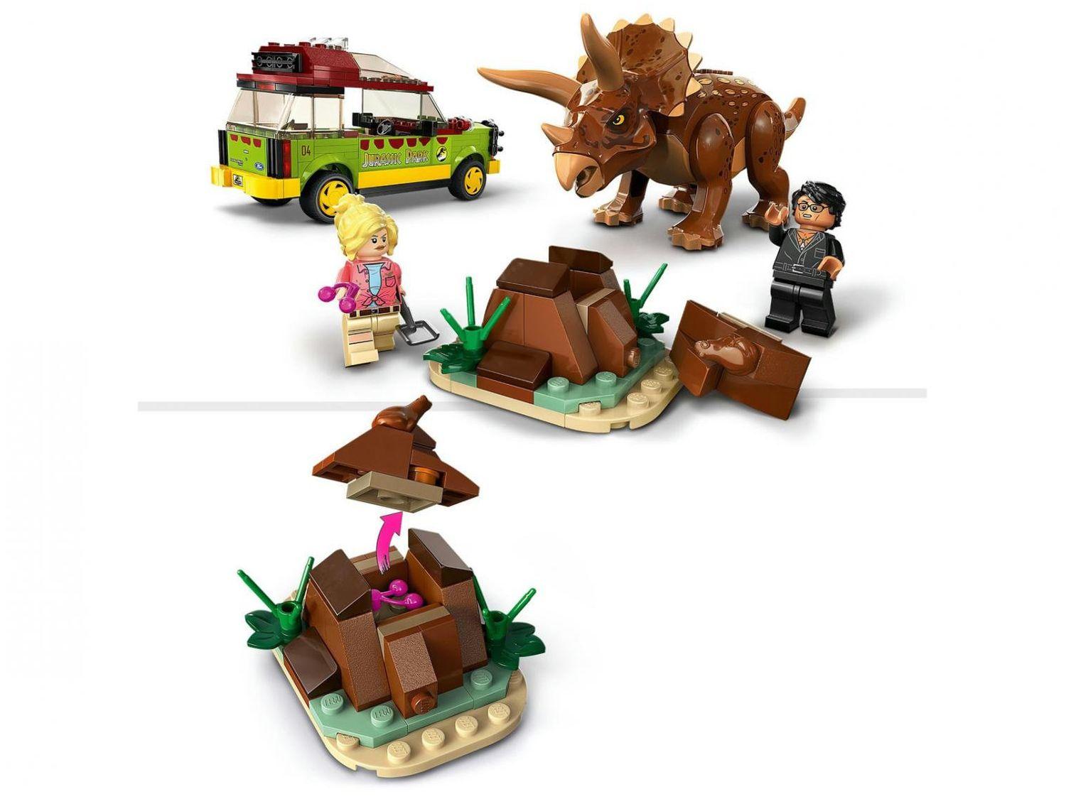 LEGO Jurassic World Pesquisa de Triceratops