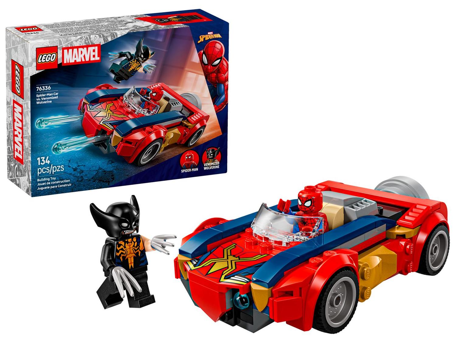 LEGO Marvel Carro do Homem-Aranha vs. Wolverine