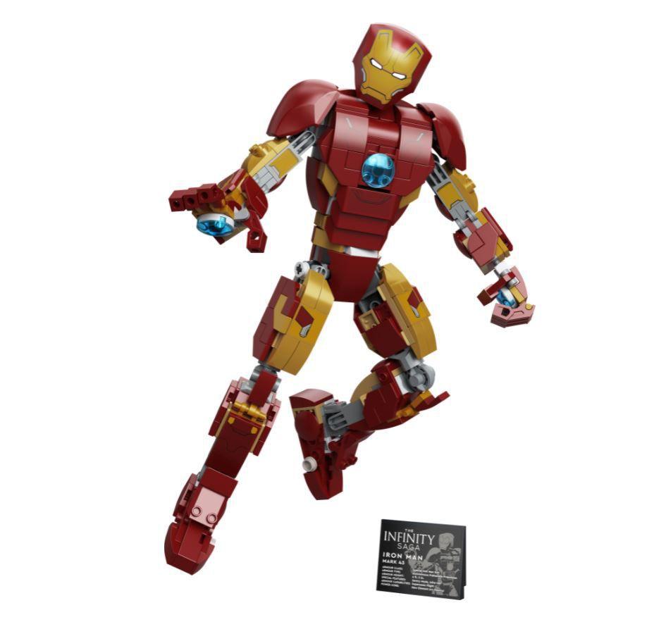 LEGO Marvel - Figura do Homem de Ferro - 76206 - Brinquedos de Montar e ...