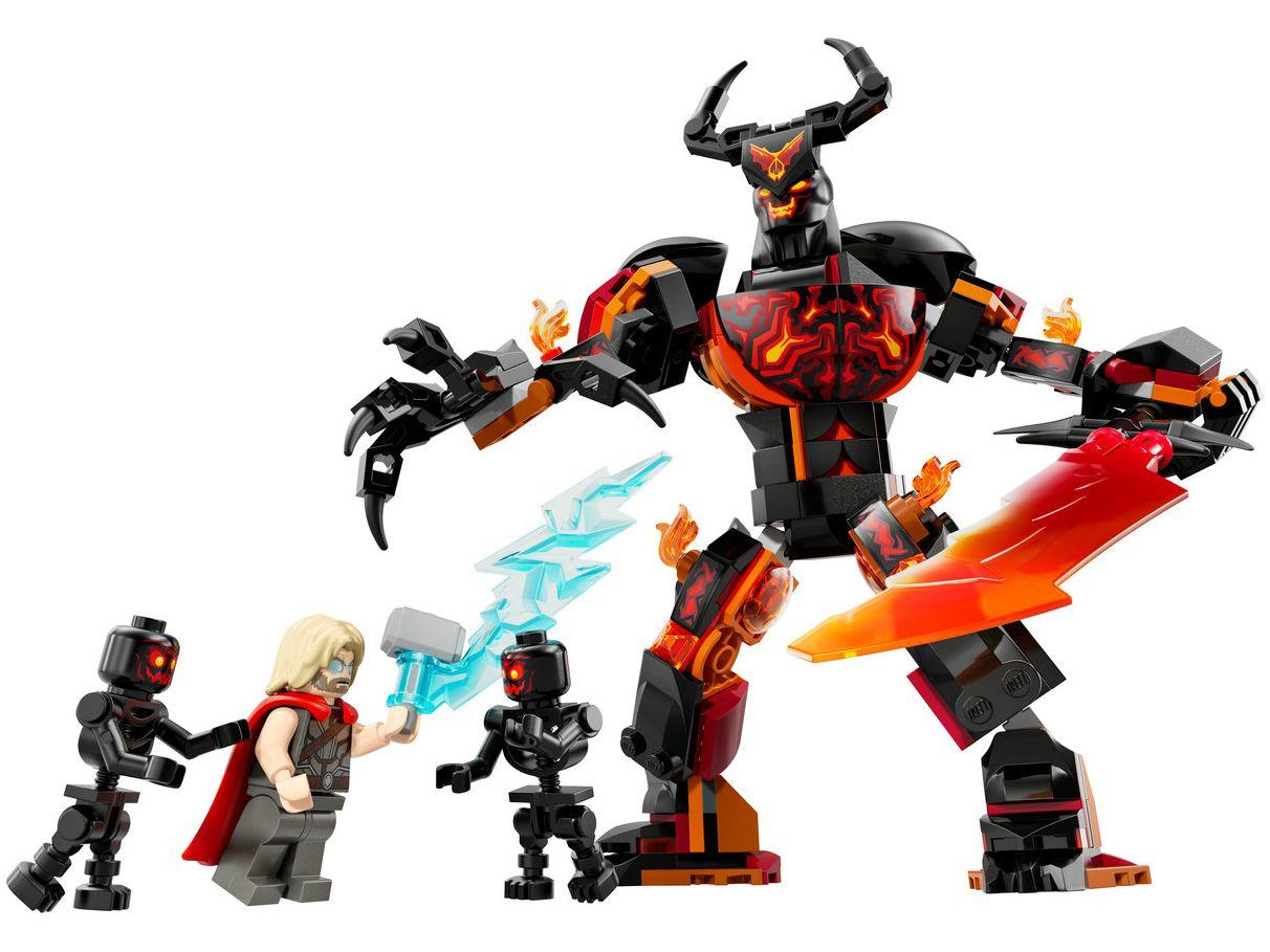 LEGO Marvel Figura para Construir Thor vs. Surtur