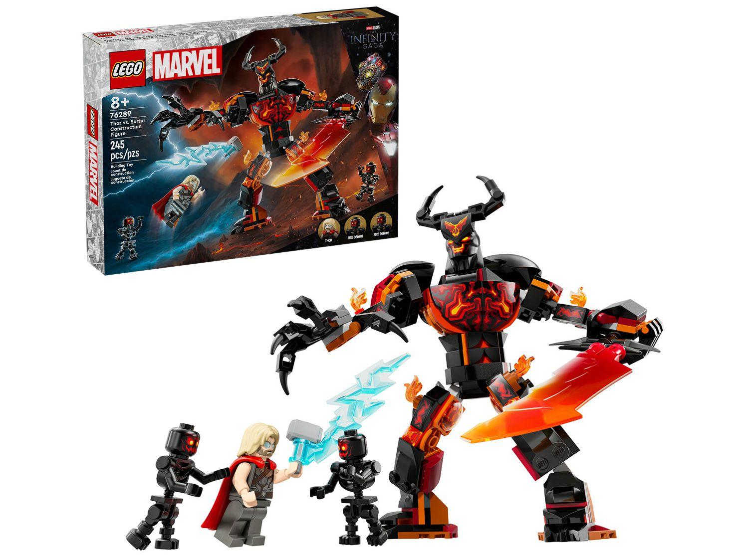 LEGO Marvel Figura para Construir Thor vs. Surtur