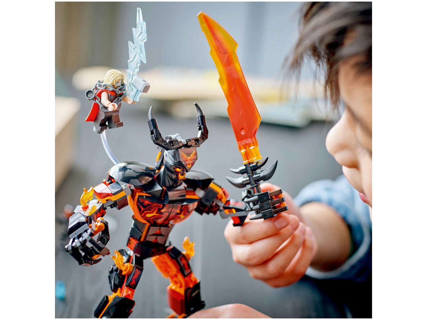 LEGO Marvel Figura para Construir Thor vs. Surtur
