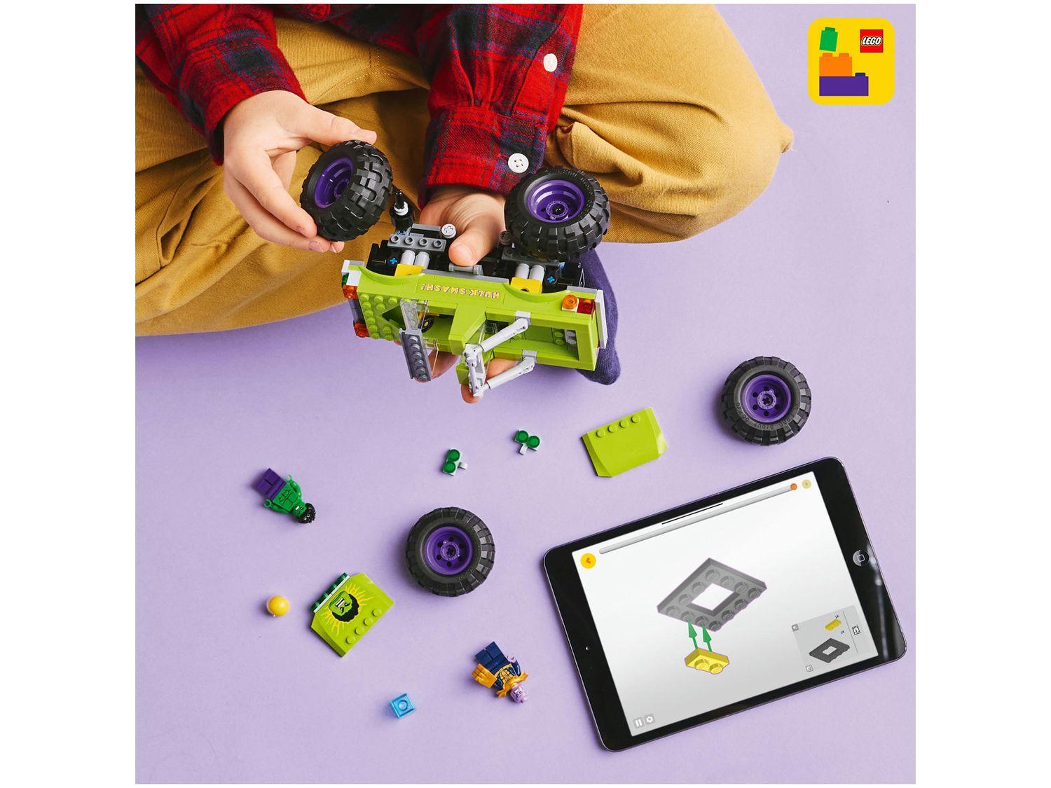 LEGO Marvel O Caminhão do Hulk vs Thanos
