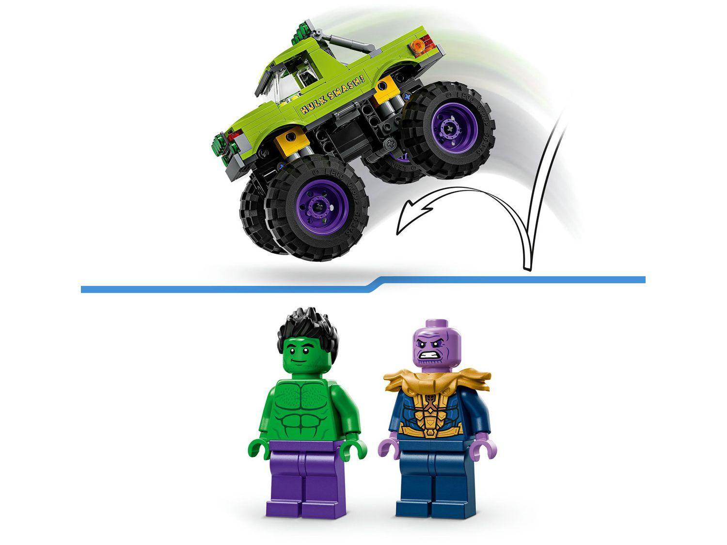 LEGO Marvel O Caminhão do Hulk vs Thanos