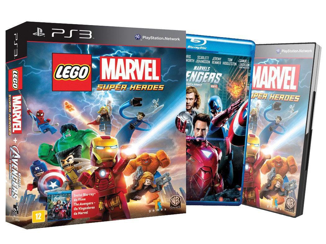 Jogo - LEGO Marvel Super Heroes - PS3