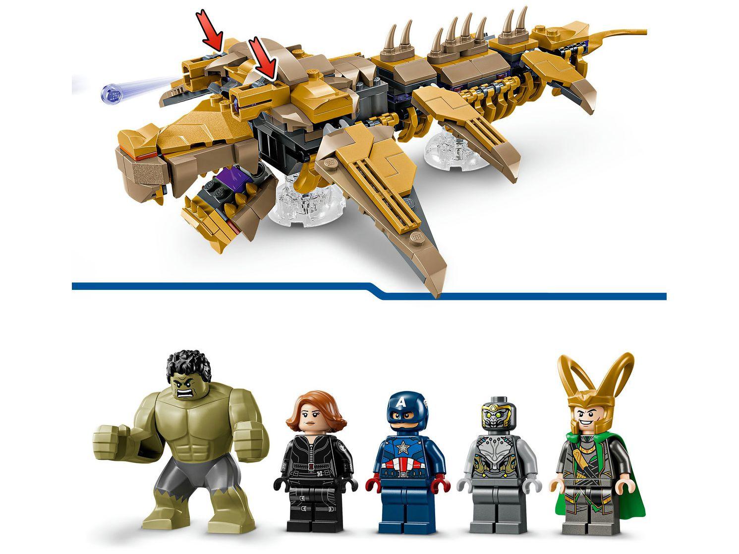 LEGO Marvel Vingadores vs Leviathan 76290