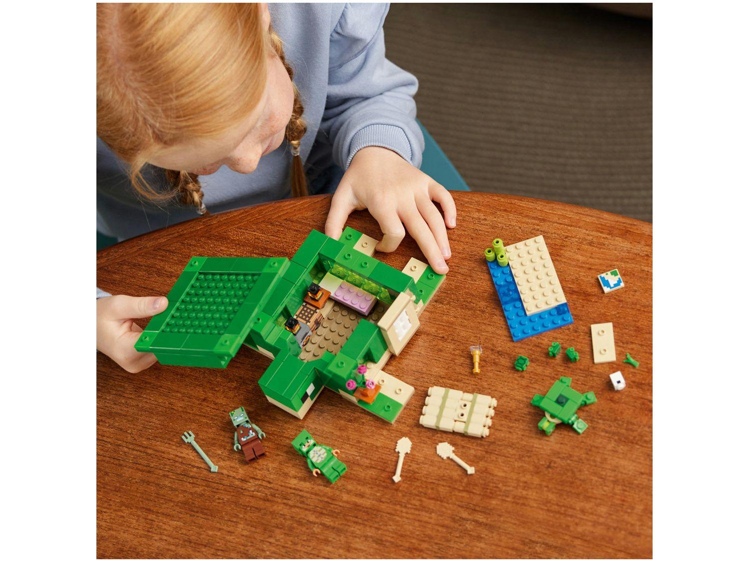 LEGO Minecraft A Casa Tartaruga de Praia